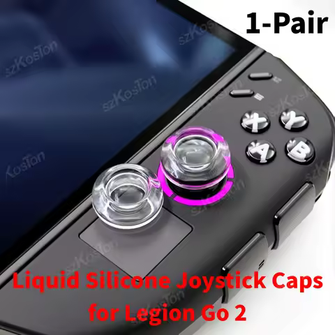 2PCS Liquid Silicone Joystick Caps for Lenovo Legion Go 2 Games Console Thumb Grips Cap Cover for Le