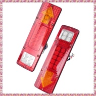 (MZTA) 2Pcs Car 19 LED Waterproof Tail Light Trailer Truck Rear Turn Signal Stop Light