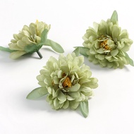 1pc 6.5cm Peony Rose Artificial Flower Head for Home Wedding Cake Garden Decoration DIY Bride Wreath