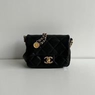 99新🆕 Chanel 香奈兒 金幣方胖子 黑金