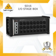 free shipping [100% AUTHENTIC] BEHRINGER SD16 I/O Stage Box with 16 Remote-Controllable MIDAS Preamp