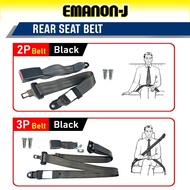 Car Auto Bus Seat Safety Belt Lap 2 Point / 3 Point Adjustable Retractable Universal Seat Belt