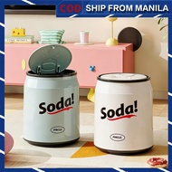 Coke trash can can press household with lid living roomsuction trash can bathroom paper basket
