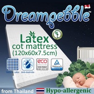 Dreampebble Baby Cot Mattress - 100% natural latex - size 120x60cm