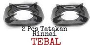 Harga Terlaris 2pcs Tatakan Kompor / Dudukan Tungku Kompor Gas Rinnai Kaki 4 Rinai Bagus Tebal Kuat Awet