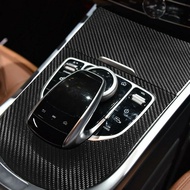 Real Carbon Fiber Car Central Storage Box Panel Cover Trim Interior Accessories For Mercedes BENZ G 