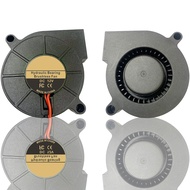 5015 Blower Fan 12V 2 Pack, Premium Quiet Cooling Turbo 50mm Fans with 2Pin,Black Plastic Silent Coo