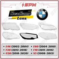 BMW HEAD LAMP LENS COVER Head Light OEM Headlamp Headlight HD Clear Len 3-Series 5-Series X5 E46 E60