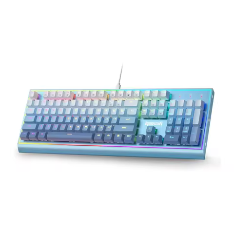 Redragon K654 RGB Gaming 104 Keys Wired Mechanical Hot-swappable Keyboard