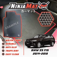 𝗡𝗶𝗻𝗷𝗮𝗠𝗮𝘁 BMW X5 F15 2014-2018 Car Floor Mat and Carpet
