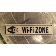 Acrylic zone wifi acrylic wifi zone 4.5x9.5