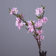 Yongye Home Decor Fake Sakura Branches Multi-Pronged Home Decor Floral Arrangements Artificial Flowe