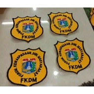 bedge bet FKDM Logo FKDM Logo bordir FKDM