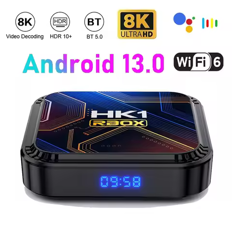 HK1RBOX K8S Smart TV Box Android 13 RK3528 8K HDR10 WIFI6 Android TV Box 2024 Media Player Set Top B