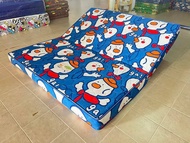 ที่นอนใยอัดแน่น ฟูกที่นอนพับครึ่งเก็บได้ ขนาด 6 ฟุต รุ่นหนา 4 นิ้ว