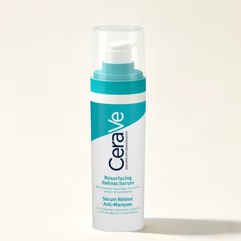 CeraVe Retinol Serum Niacinamide Licorice Root, Skin Smoothing Tone Care, Barrier Repair, Non-Comedo