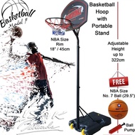 Portable Basketball Hoop F - Rim Bola Basket Ring Outdoor Indoor NBA