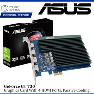 ASUS GEFORCE GT 730 2GB GDDR5 64BIT GRAPHICS CARD WITH 4 X HDMI , PASSIVE COOLING , GPU TWEAK II , S
