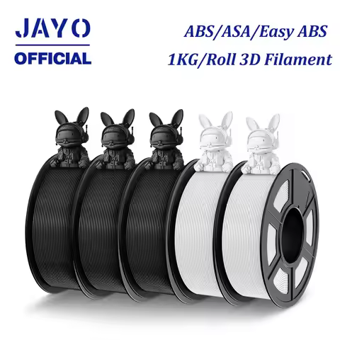 JAYO ASA / ABS / Easy ABS Filament 1.75mm 1KG 3D Filament Low Printing Temperature ABS 3D Printer Fi