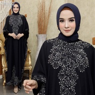 2022☃☎Elde 9 - KAFTAN gemini BAJU KAFAN JUMBO Material ceruty baby doll + Separator FURING ld 150 Panjang 140 Jahit mani