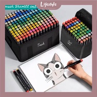 Art Drawing Marker Pen Colour Set Brush Maker Warna Warni Maker Lukis Tulis水彩笔马克笔颜色笔画笔Copic Marker P