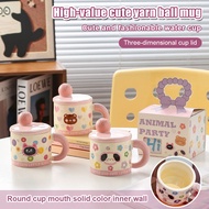 gift cute mug women cat mug ceramic mug coffee cup aesthetic birthday mug tumbler cute