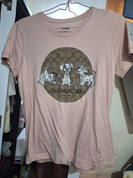 Coach x Disneyland 101斑點狗 刺繡tee t恤 t-shirt $200 🈹️清屋企無位 原價$899