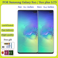 AMOLED For Samsung Galaxy S10 S10+ G975F G770 G975U G975W Lcd With Frame Display Digital Touch Scree