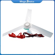 MegaChoice【100%Original】12V Dc Low Voltage Stepless Speed Adjustment Mini Ceiling Fan for Keeping Aw