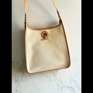 【LA LUNE】絕版中古包 Hermes Vespa PM 帆布拼皮革包 側背包 單肩包 二手包