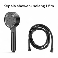GOMEO Bathroom Hand Shower | 5 Mode Black Shower Head