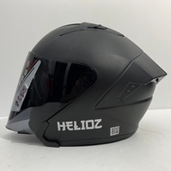 BXP Helioz Black Matte Helmet - SNI Helmet Adult Helmet