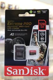 【日產旗艦】SanDisk Extreme PRO microSDXC 128GB 170MB U3 A2 GoPro 