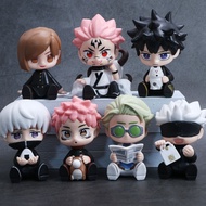 Jujutsu Kaisen Action Figure | JJK Mini Sitting Chibi Anime Display | Kento Nanami Gojo Satoru Kugis