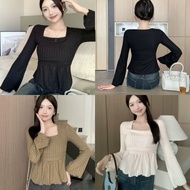 Firewire Diagonal Knitted Sweater Long Sleeves Comfortable Fabric ~95153~ -C