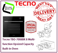Tecno TBO 7008BK 8 Multi-function Upsized Capacity Built-in Oven / FREE EXPRESS DELIVERY