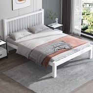 Northern Europe Bed Simplicity Single Bed Thickening Platform Bed Bold Double Bed