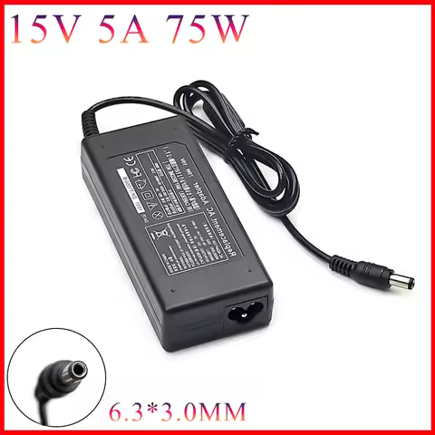 15V 5A 75W Ac Power Supply Adapter Battery Charger for Toshiba Portege R502 R505 R600 R501 Tecra A11