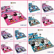 TOTO Bed Sheet Size 3.5/5/6 Feet (Including Duvet) Mickey Mouse Pattern 2025 CUM164 CUM165 CUM166 CU