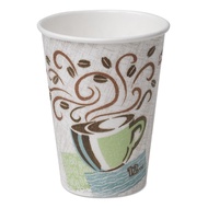Georgia-Pacific PerfecTouch 5356DX WiseSize Coffee Design Insulated Paper Cup, 16oz Capacity (Case o