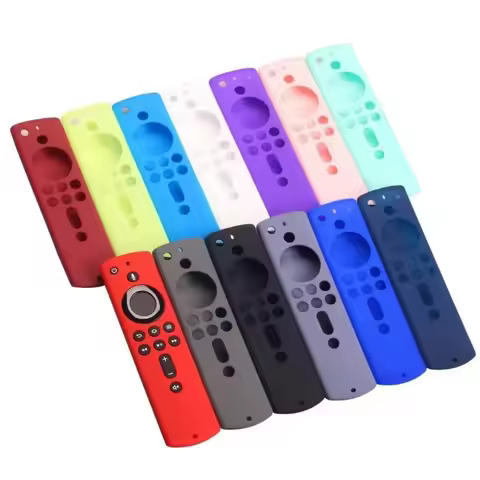 Silicone Remote Control Cover for Amazon Fire TV Stick 4K 2018/Fire TV Stick 4K Protective Cover wit