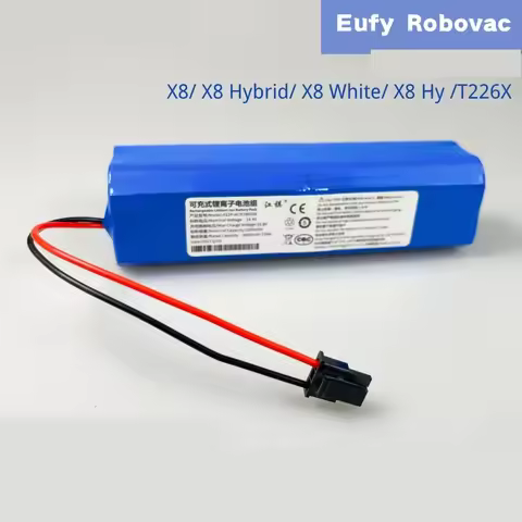14.8V 5200mAh Replacement Battery For Eufy RoboVac X8 Series Hybrid Robot Vacuum Cleaner Accessories