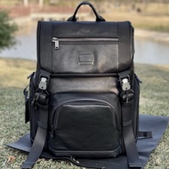 Tumi Alpha Bravo Genuine Durable Leather Backpack