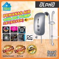 [HARGA BORONG] Alpha Water Heater 18i Silent Pump /Alpha Smart Series Instant water heater/ Energy saving Shower heater/