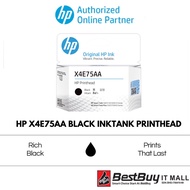 HP X4E75AA Black Inktank Printhead - For HP Printer Smart Tank 515, 615, 720 ,750, 520 (NEW) & 580 (
