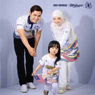 TSHIRT MERDEKA 2023 READY STOCK WHITE EDITION BY PRO APPAREL 