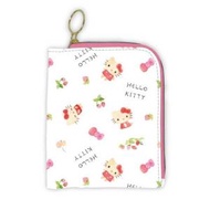 Kcompany - Japan Sanrio Hello Kitty 日版 戶外 便攜 拉鍊 折疊 口罩 收納袋 口罩袋 儲物袋 抗菌 紙巾袋 化妝袋 凱蒂貓日本限定 2020年款