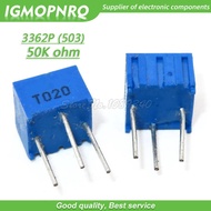 10Pcs 3362P-204LF 3362P 503 50k ohm Trimpot Trimmer Potentiometer Variable resistor 3362p-1-503