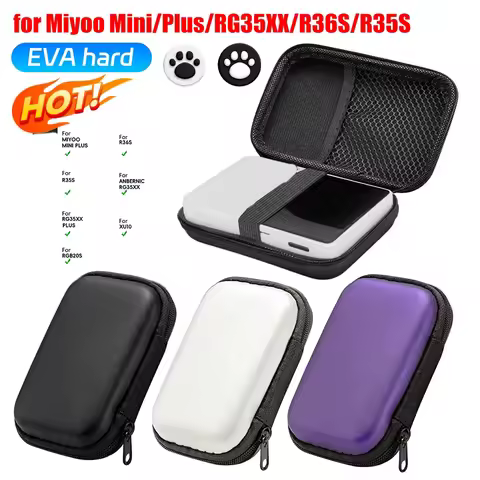 Hard Carrying Case For R35S R36S Anti-Scratch Shockproof Travel Storage Bag w/ Mesh Bag&Hand Strap f