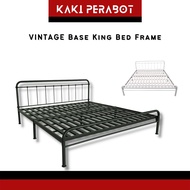 VINTAGE Premium Base King Bed Frame/ Bed Frame King/ King Divan/ Katil Divan King/ Katil King Besi/ Katil Besi